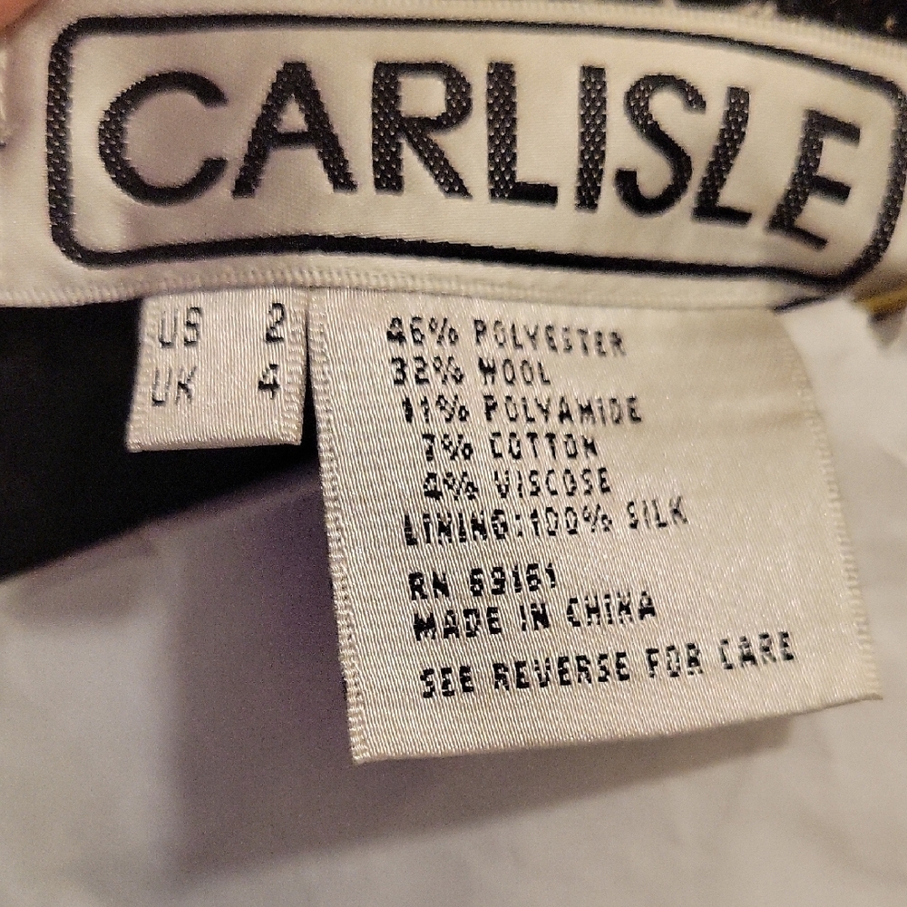 Carlisle Black and Cream Textured Blazer - Picture 4 of 7